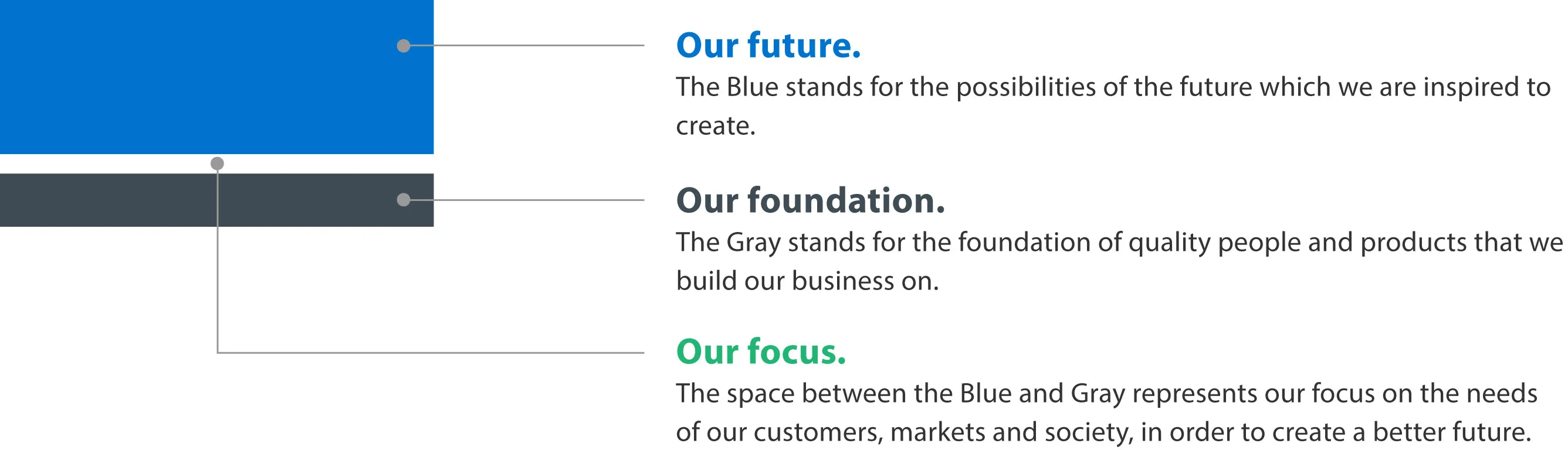 Our future. Our foundation. Our focus.