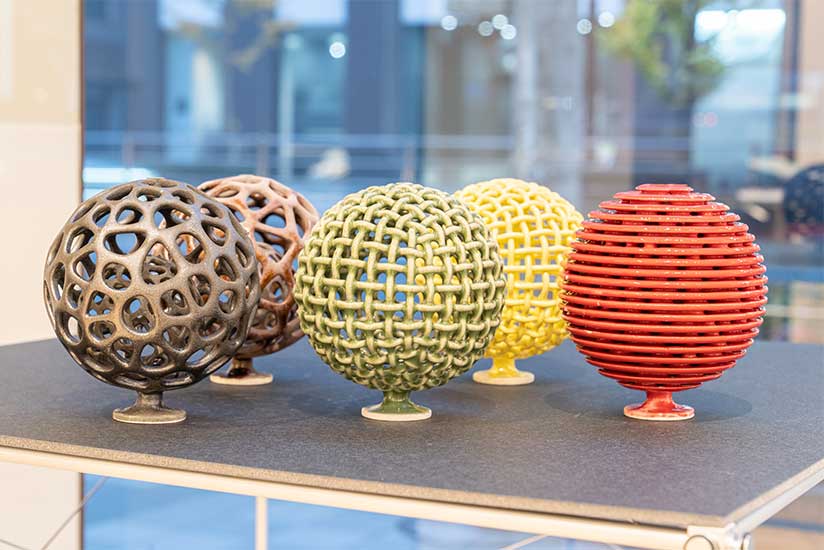 バインダージェット方式3Dプリンターを用いたアート作品