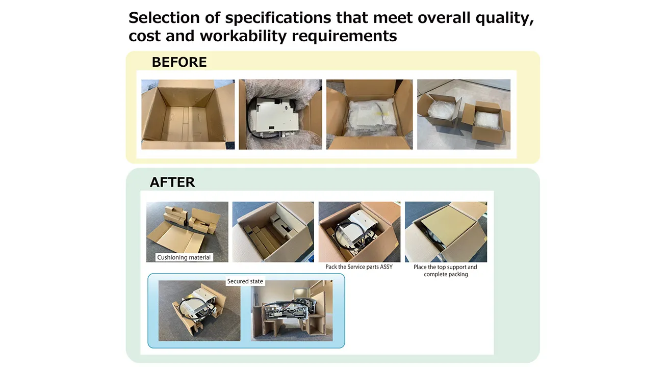 Logistics cost-reduction specs